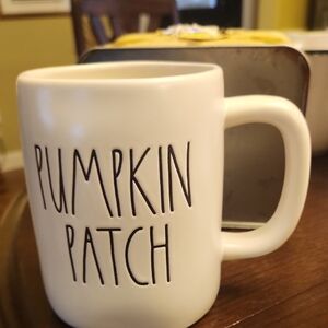 Rae Dunn Cream Pumpkin Patch Mug